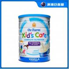 【澳洲直邮包邮】Oz Farm 澳滋 儿童营养成长奶粉 香草味 900克/罐（1-10岁儿童适用）【奶粉订单身份证必须上传】